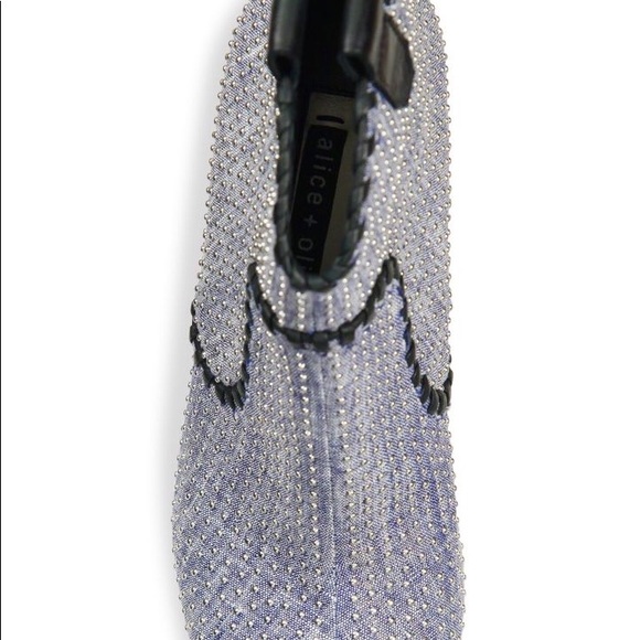 Alice and Olivia Denim Boots - Picture 4 of 6